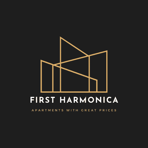 تصميم شعار الي شركة عقارية First Harmonica