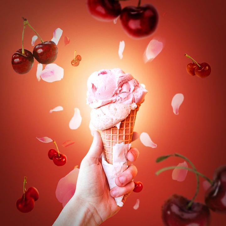 Cherry Ice-cream Ad