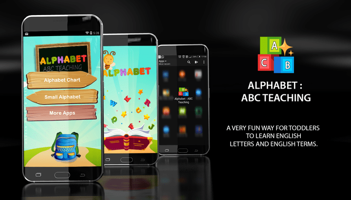 Design new application " ALPHABET : ABC TEACHING