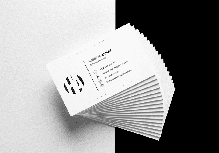 بطاقة العمل - Business card