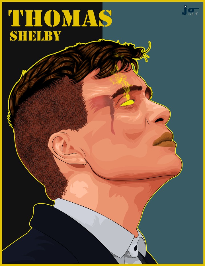 thomas shelby فيكتور ارت