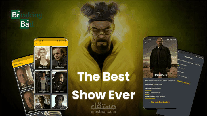 FLUTTER APP USING API FOR BREAKING BAD