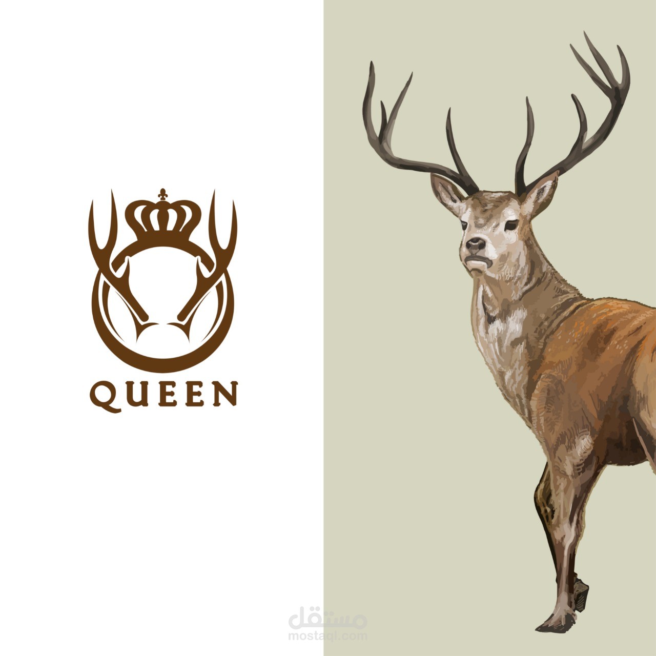 تصميم  (لوجو -  شعار - logo ) queen