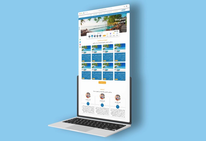 UX/UI Design | تصميم موقع "رحلتك"
