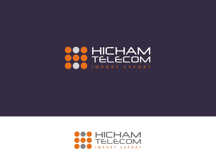 Hicham Telecom Logo Design