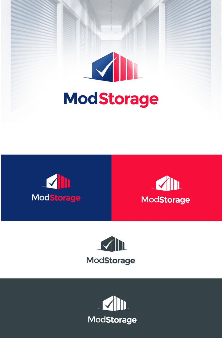 Mod Storage Logo Design