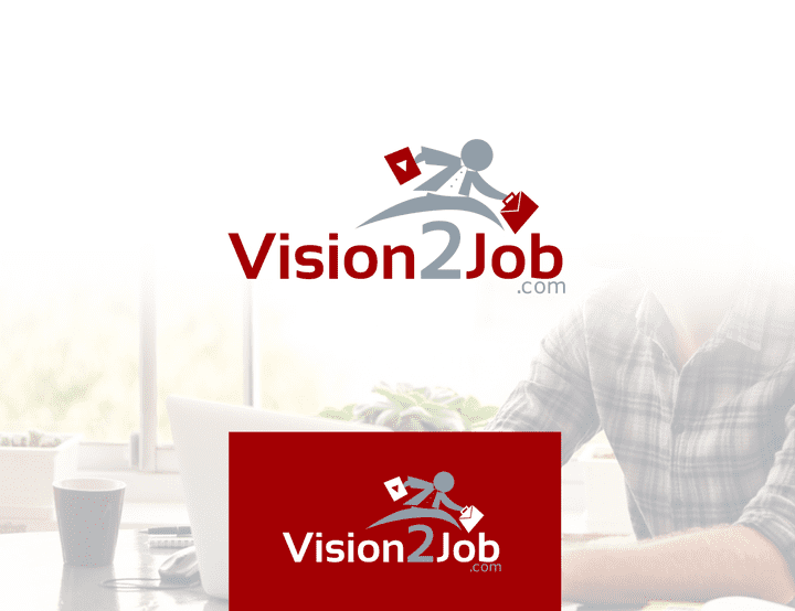 Vision To Job Lgo Design