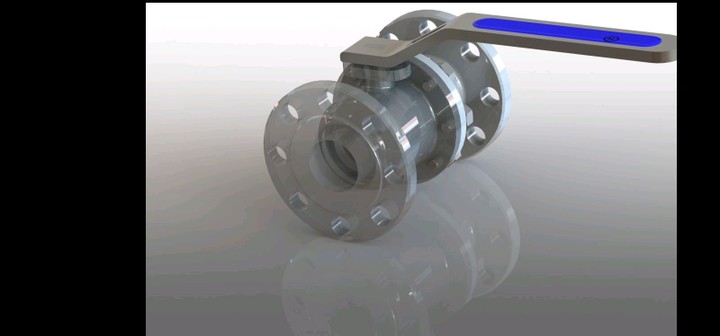 Ball valve design using Solidworks