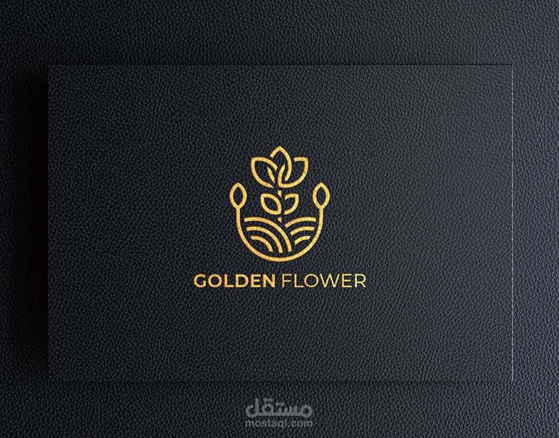 لوجو لشركة عطور | Golden Flower Logo