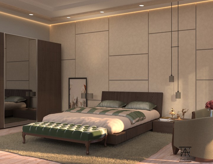 غرفة نوم ابوين - Modern Bedroom