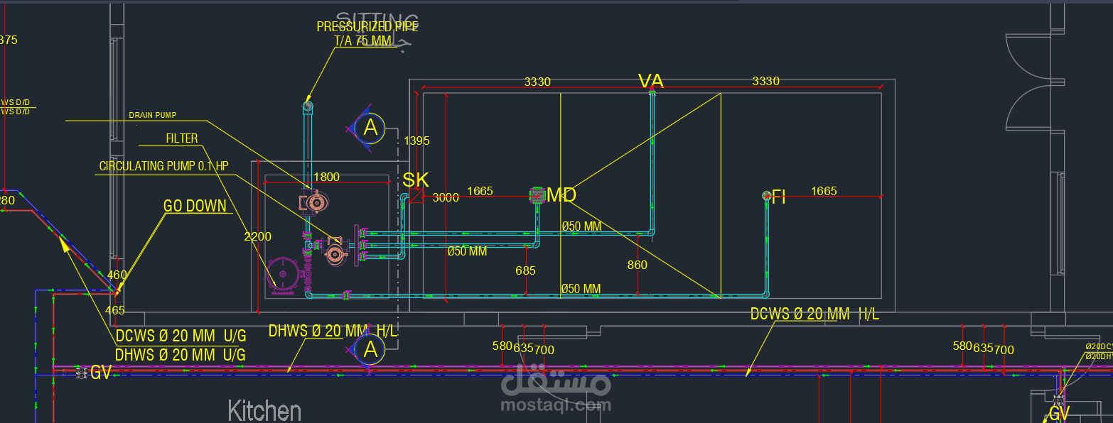 "MECHANICAL&ELECTRICAL DESIGN "villa