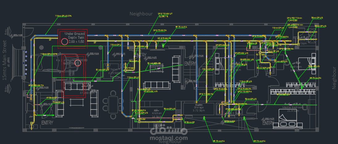 "MECHANICAL&ELECTRICAL DESIGN "villa