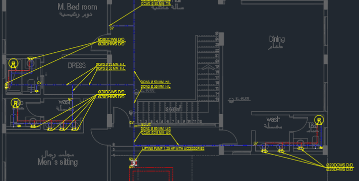 "MECHANICAL&ELECTRICAL DESIGN "villa