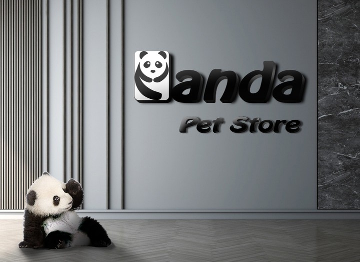 Panda pet store Branding