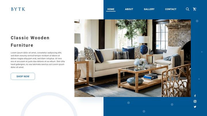 Furniture E-Commerce Website