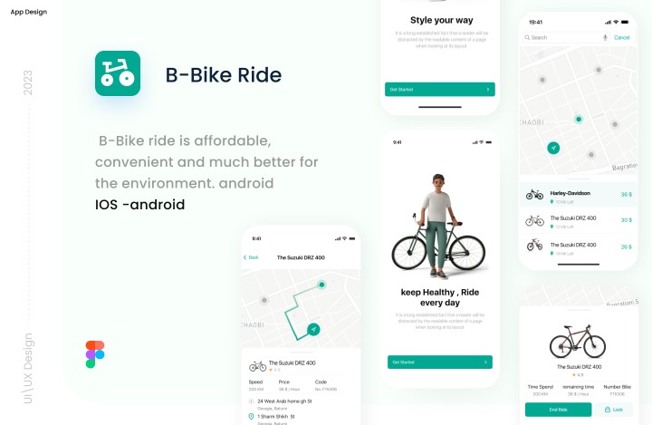 B-Bike ride app