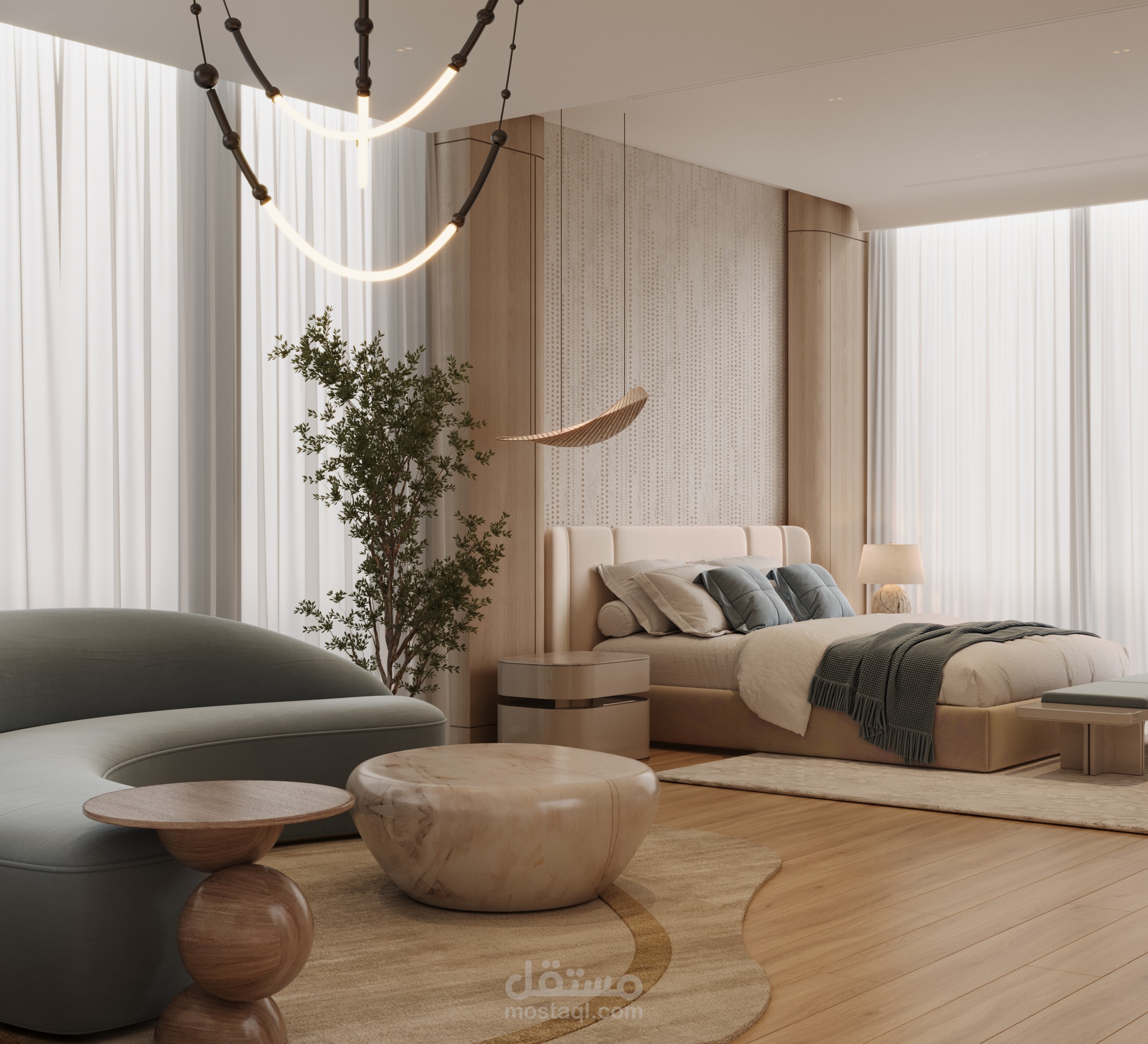 Master Bedroom design | تصميم غرفة نوم رئيسية