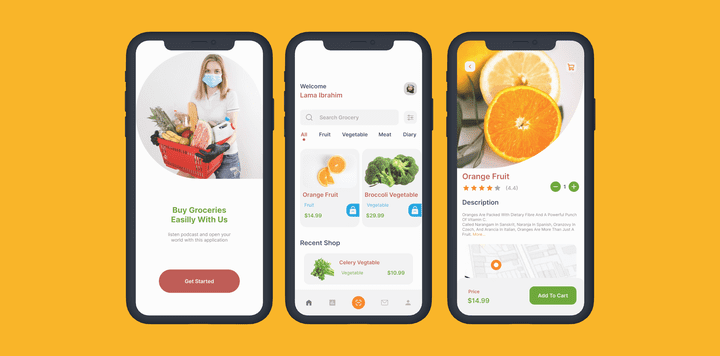 Grocery mobile app