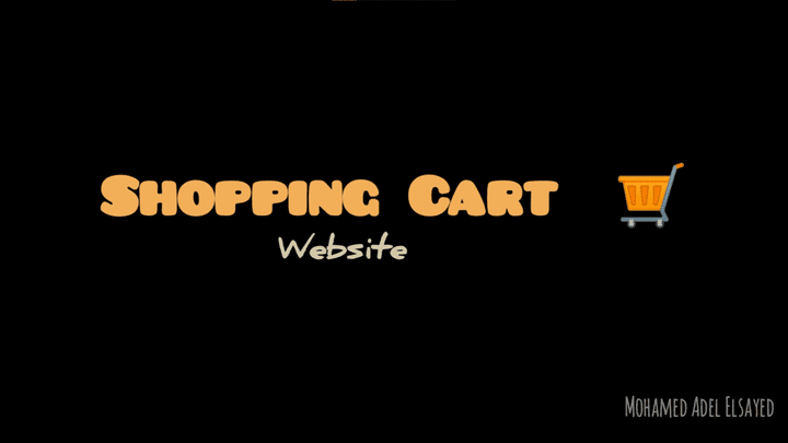 Shopping Cart website (PHP - MySQL)