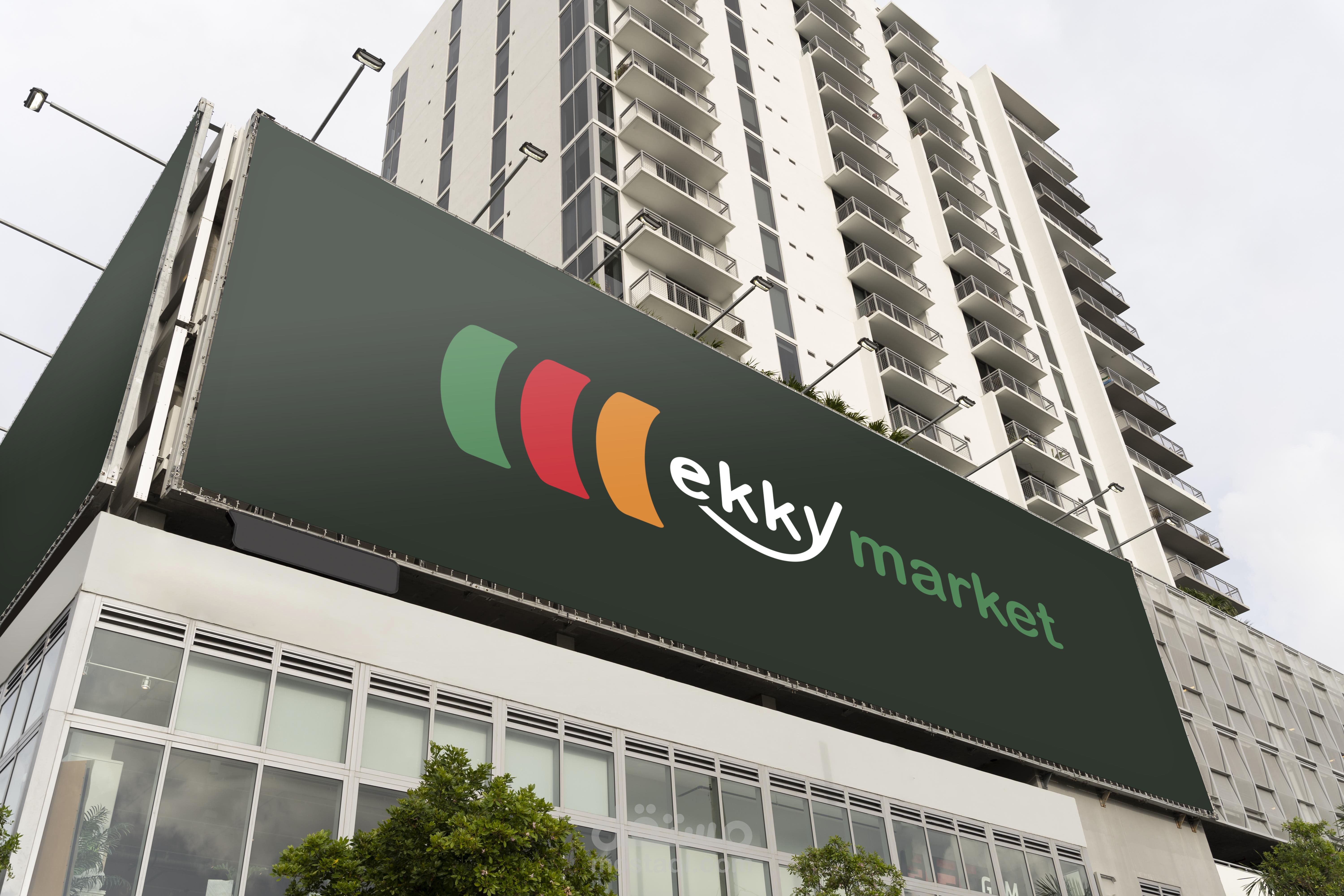 تصميم شعار مكي ماركت-Mekky market Logo Design