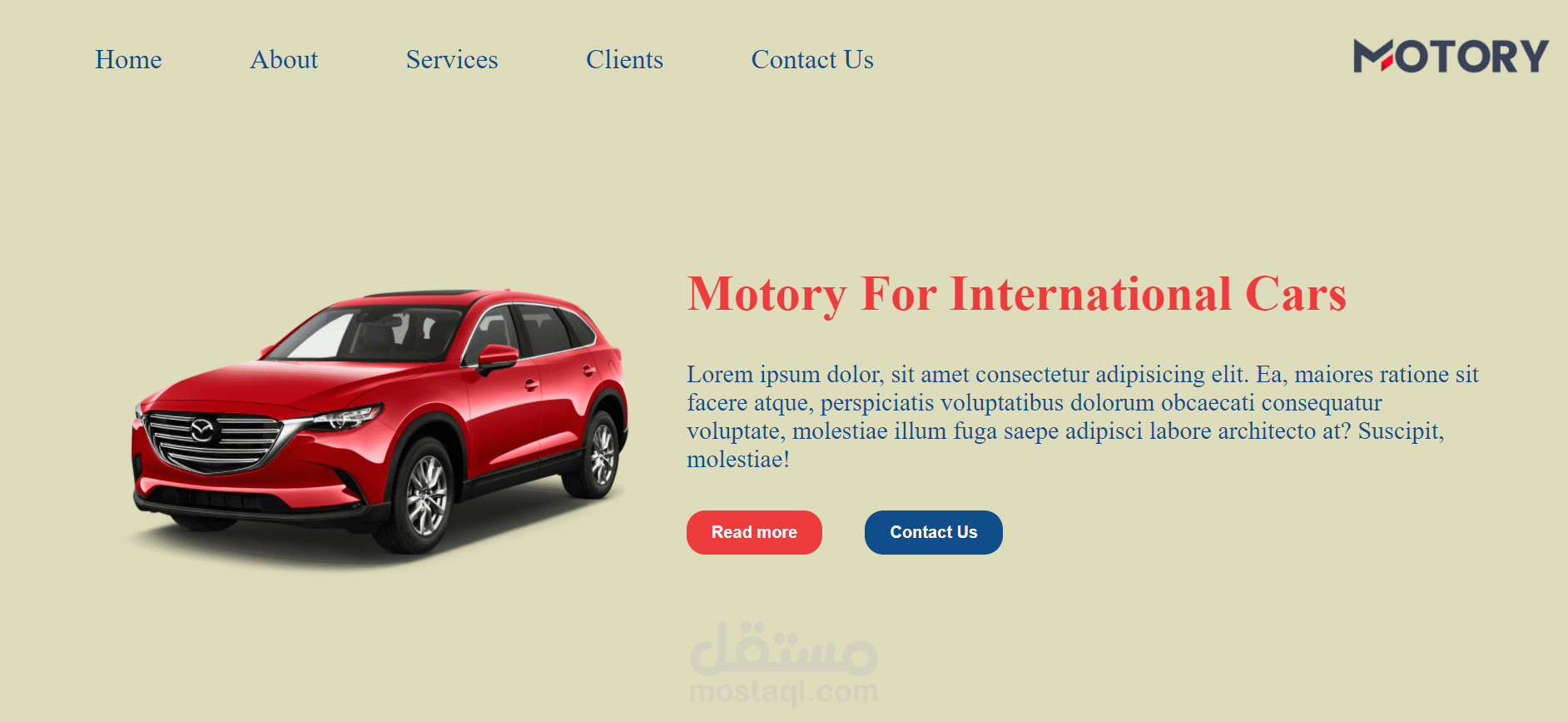 Motory Website