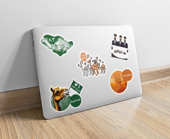 laptop stickers design