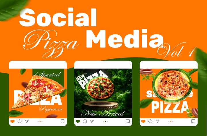 تصاميم سوشيال ميديا pizza edition