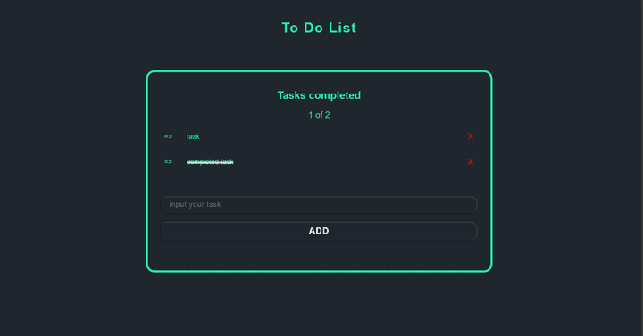 To-do list