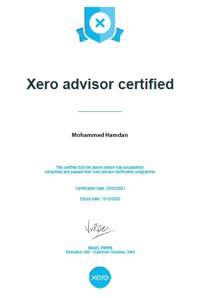 xero certification