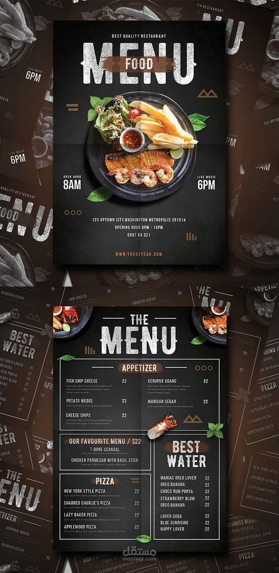 Menu Design Ideas Template Free Download
