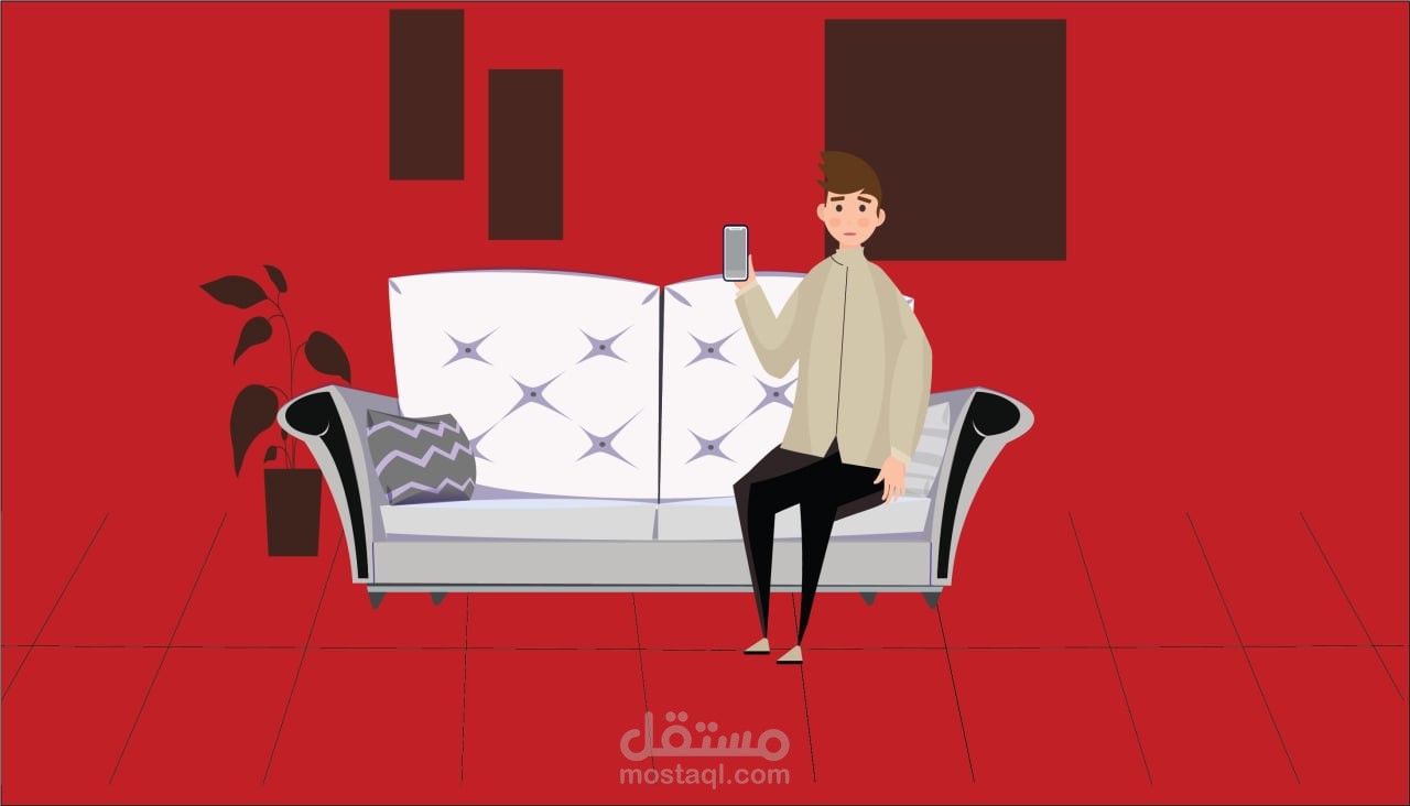 موشن جرافيك (اعلان لتطبيق)