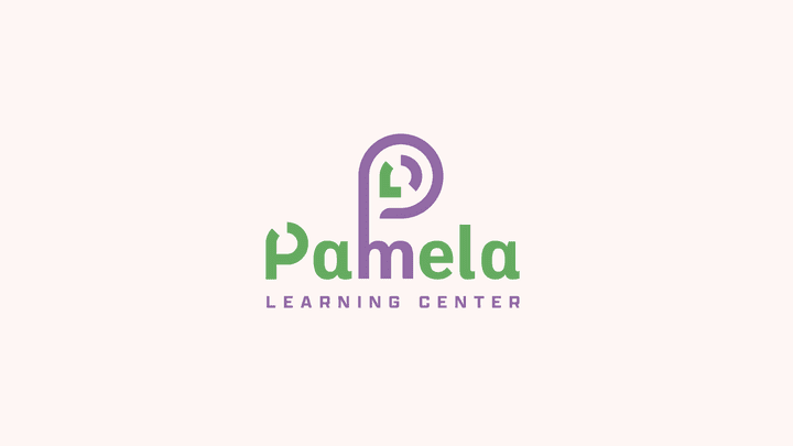 شعار وهوية بصرية لمركز تعلم pamela