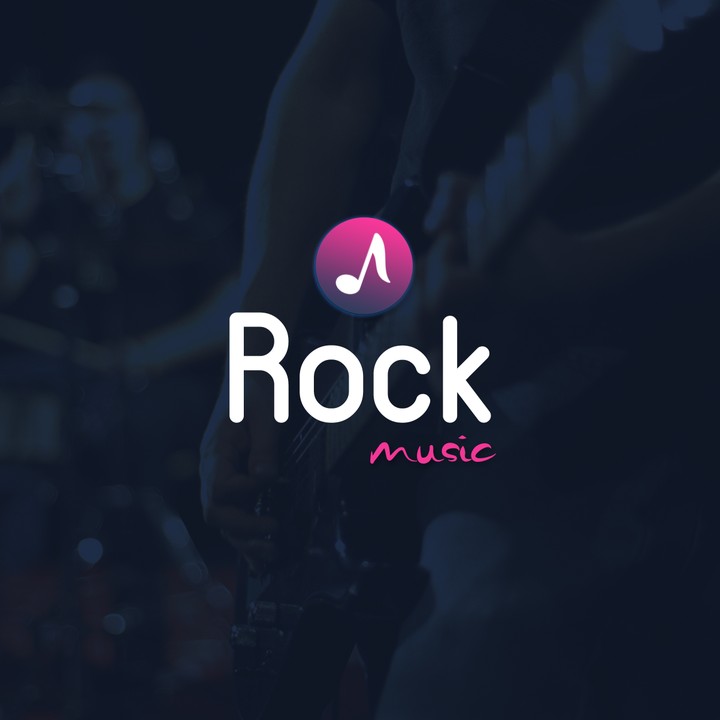هوية تطبيق روك ميوزيك Rock music