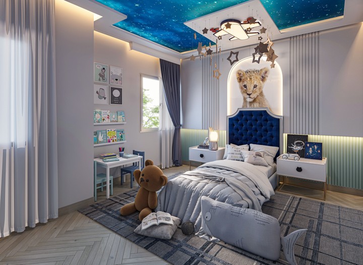 تصميم غرفة نوم اطفال -Kids bedroom design