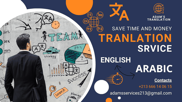 I will translate your English  documents to arabic in short time and less money