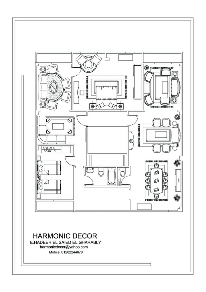 Autocad plan- اوتوكاد