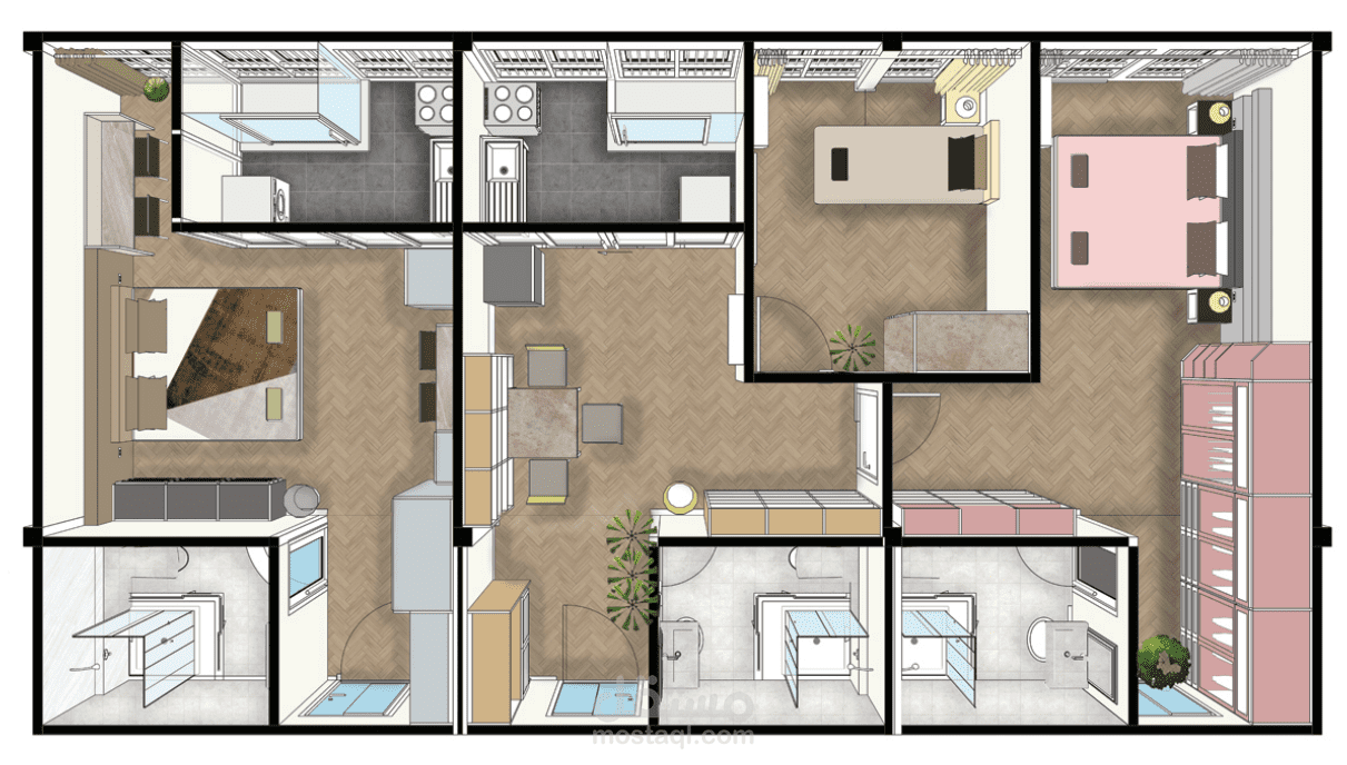 مخطط معماري 3D