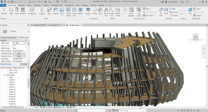 إعداد مشاريع BIM بواسطة برنامج Revit ريفيت