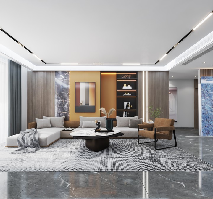تصميم شقة مودرن