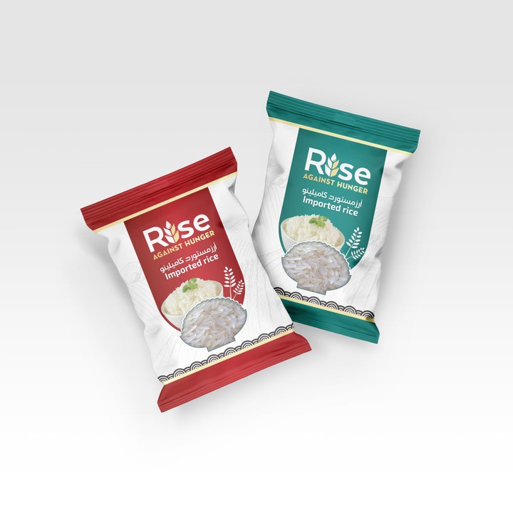 تصميم غلاف كيس أرز / Rice packaging