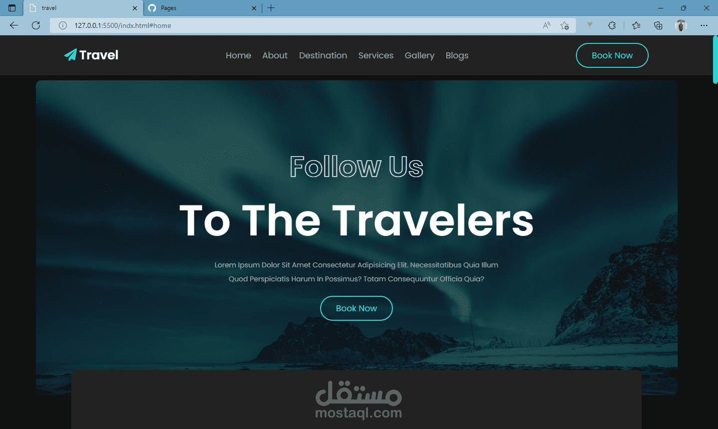 Travel Website