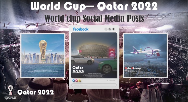 World Cup Qatar 2022 — Social Media Designs