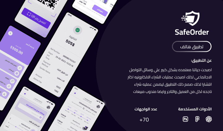 Safeorder Mobile App || Ui/ux design