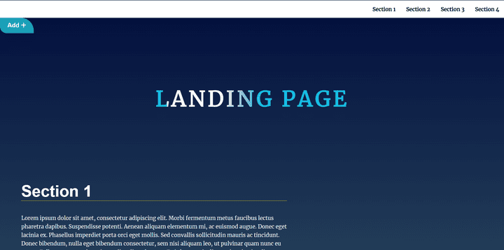 Landing Page