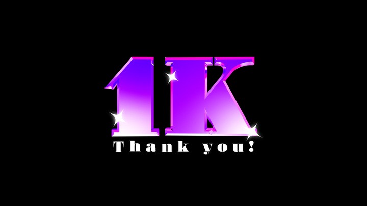 1K, Thank you!