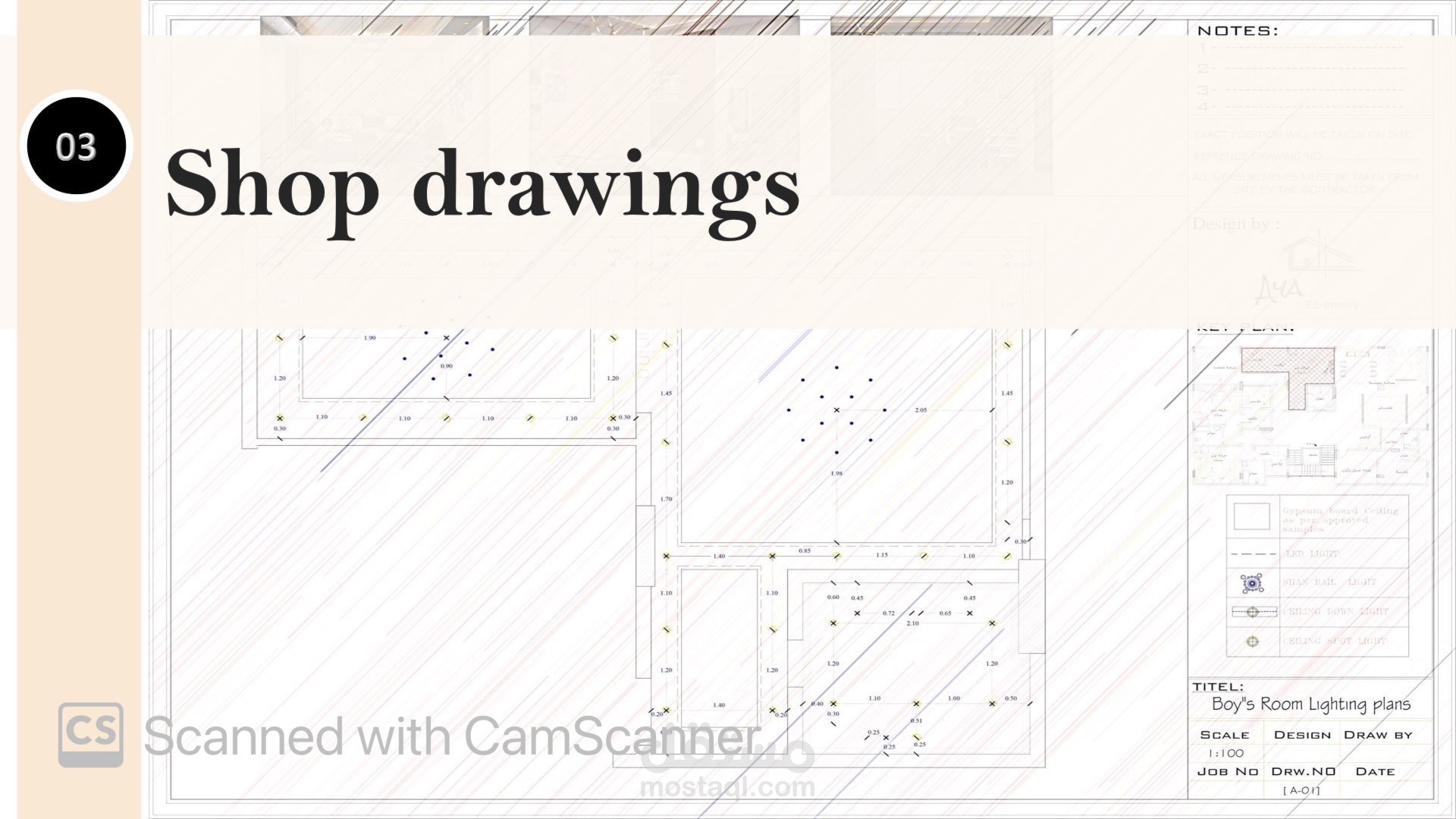 رسومات تنفيذيه تفصيليه Shopdrawing