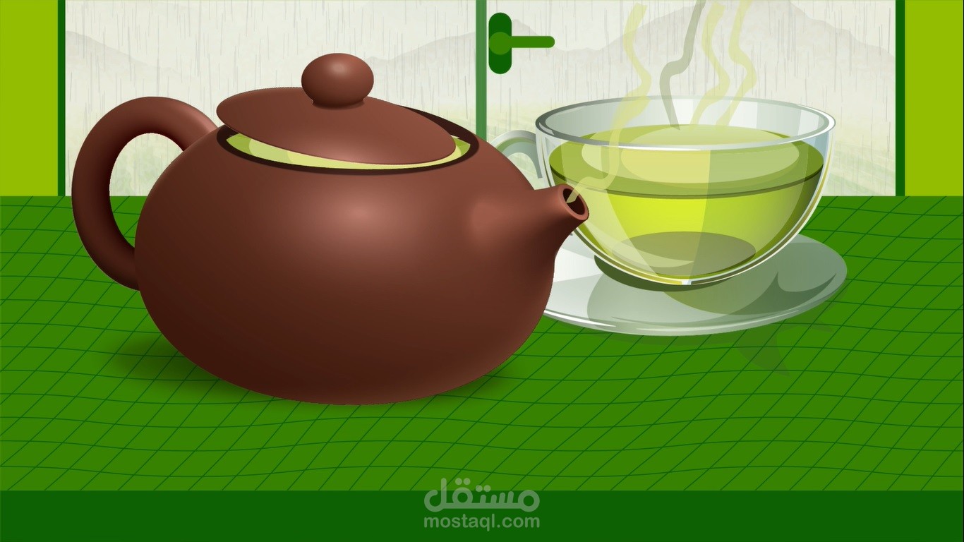 video motion graphic-  green tea  11