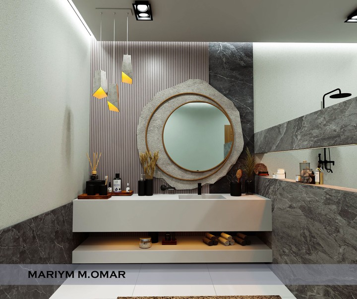 حمام Modern style Bathroom