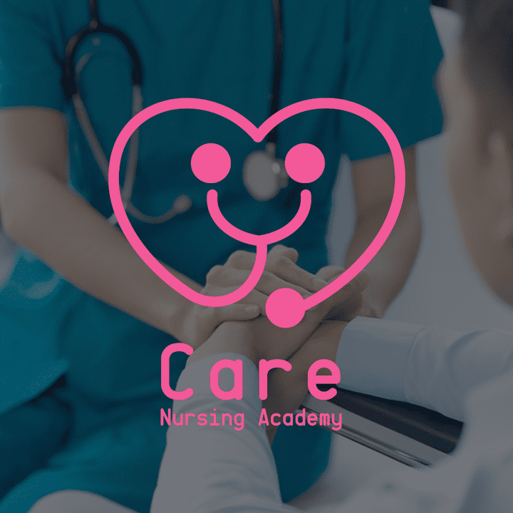 شعار لأكاديمية Care المختصة في تدريب الممرضين و الأطباء