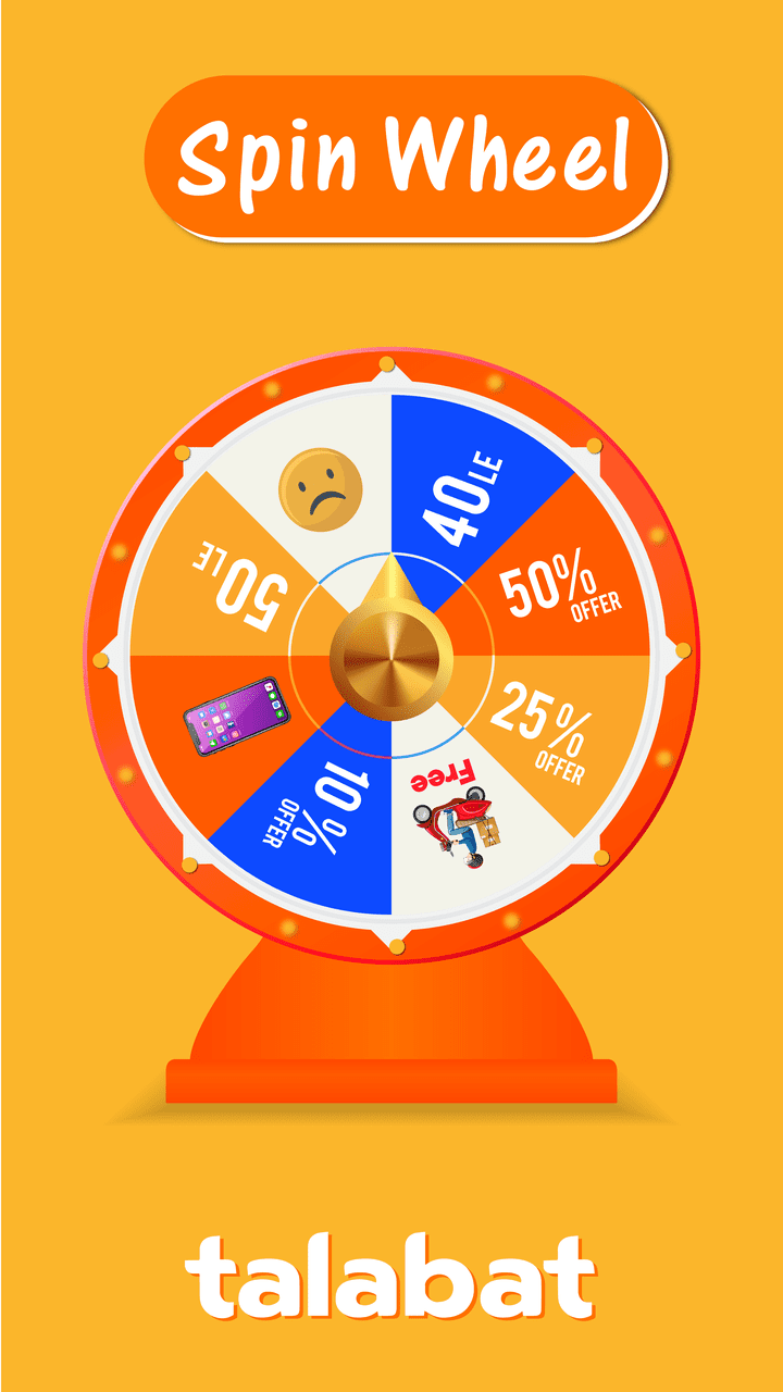 spin wheel for talabat (unofficial)